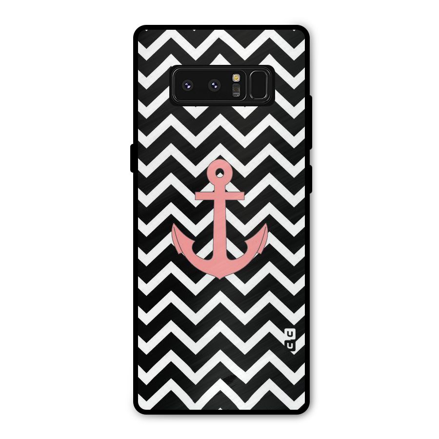 Pink Sailor Metal Back Case for Galaxy Note 8