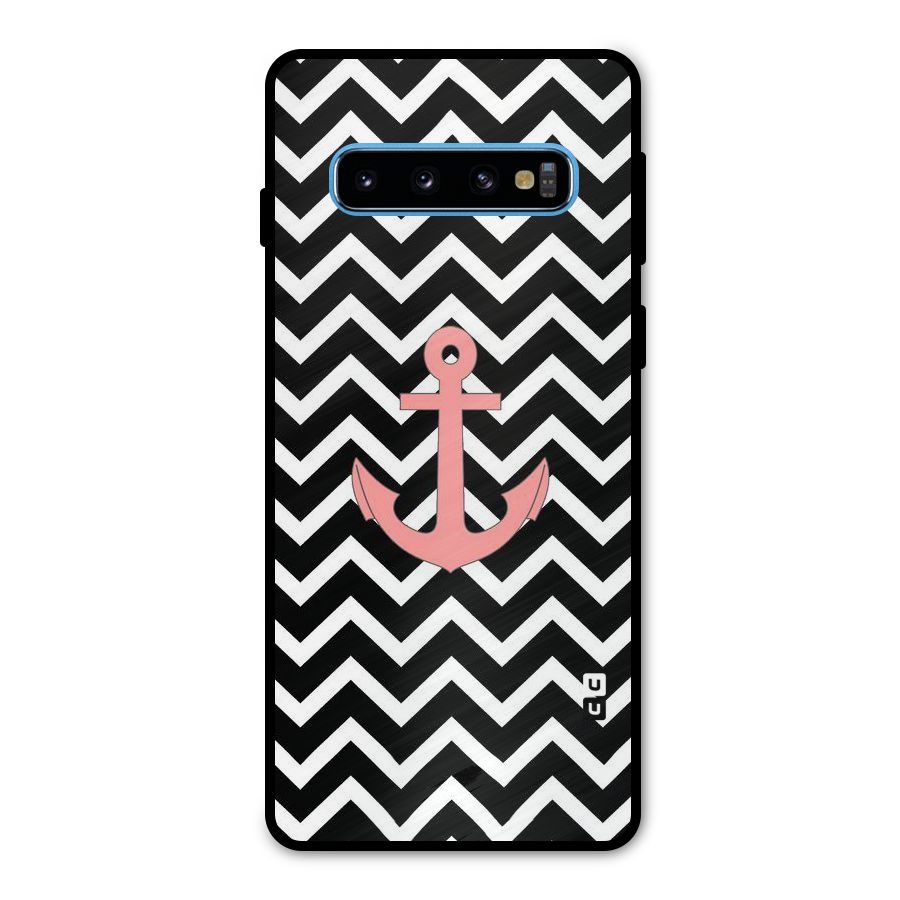 Pink Sailor Metal Back Case for Galaxy S10