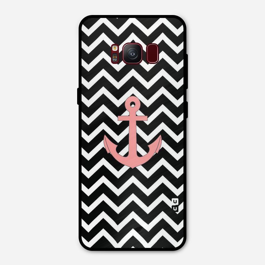 Pink Sailor Metal Back Case for Galaxy S8