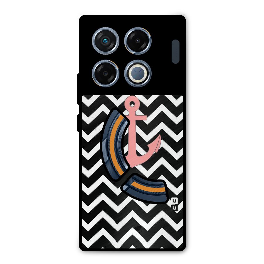 Pink Sailor Metal Back Case for Infinix GT 20 Pro