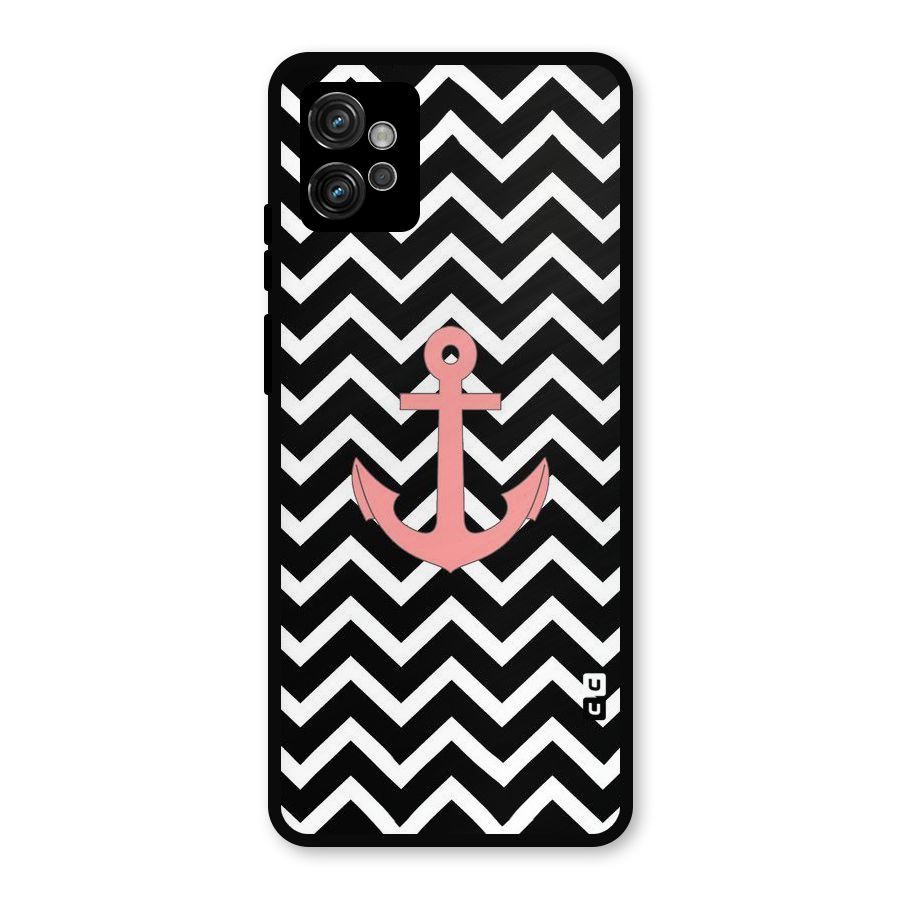 Pink Sailor Metal Back Case for Moto G32