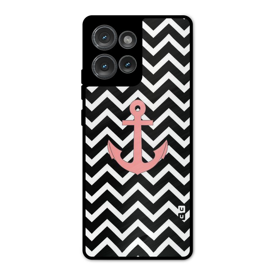 Pink Sailor Metal Back Case for Motorola Edge 50