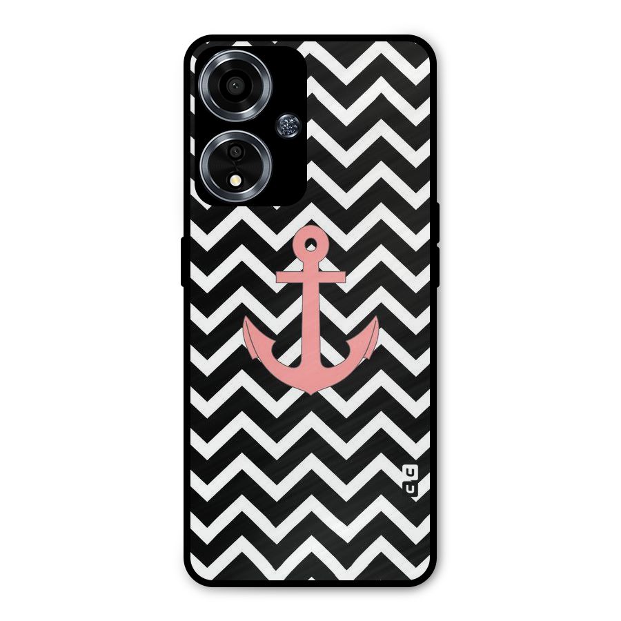Pink Sailor Metal Back Case for Oppo A59