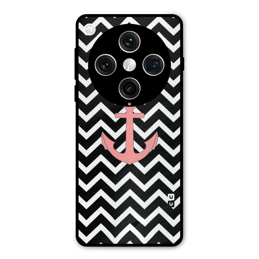 Pink Sailor Metal Back Case for Oppo Find X8 Pro