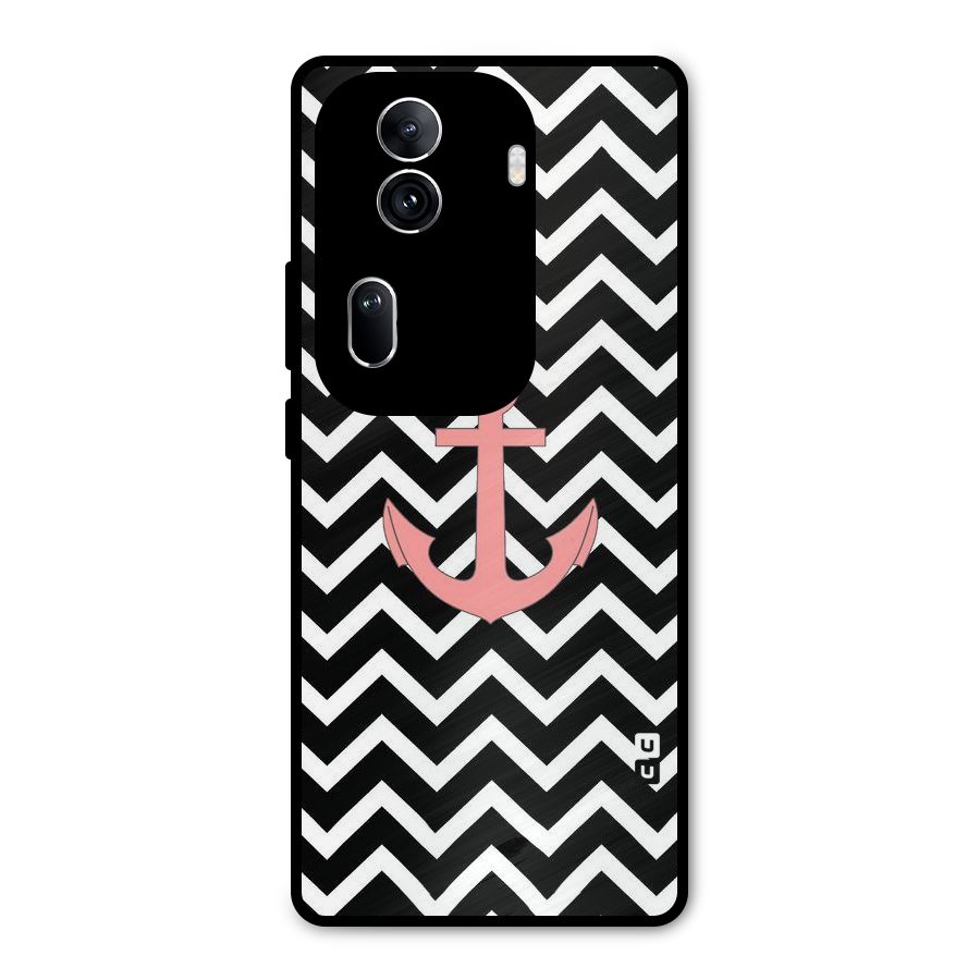 Pink Sailor Metal Back Case for Oppo Reno11 Pro 5G