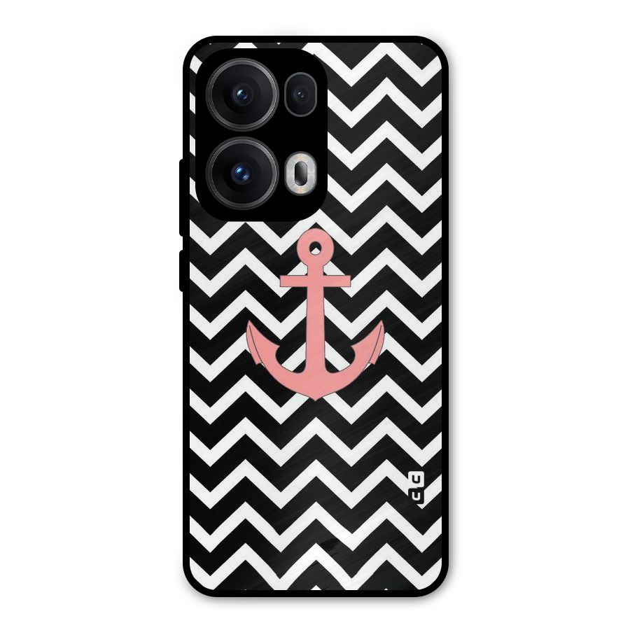 Pink Sailor Metal Back Case for Oppo Reno13 Pro