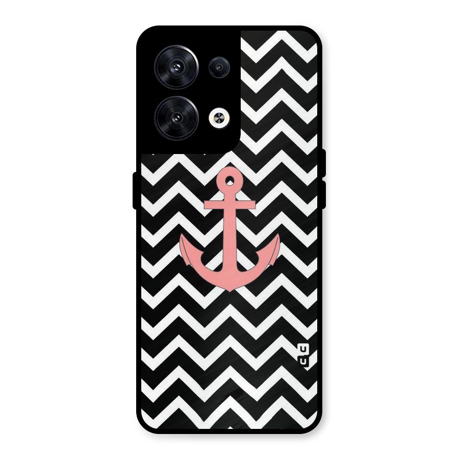Pink Sailor Metal Back Case for Oppo Reno8 5G