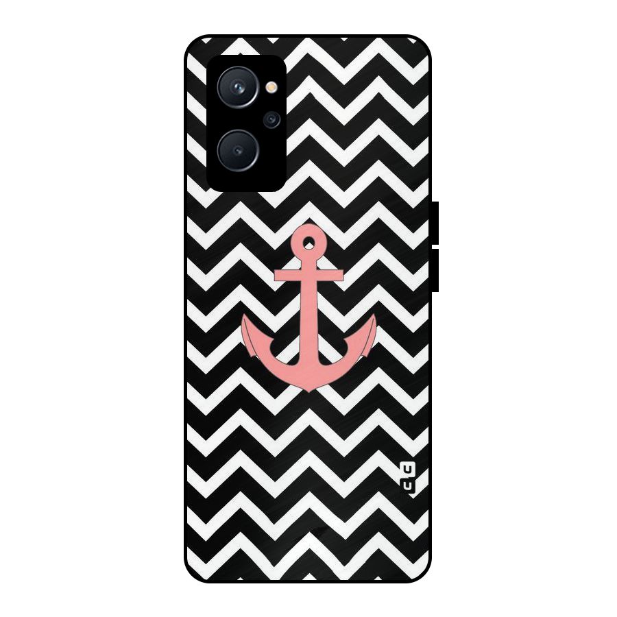 Pink Sailor Metal Back Case for Realme 9i 5G