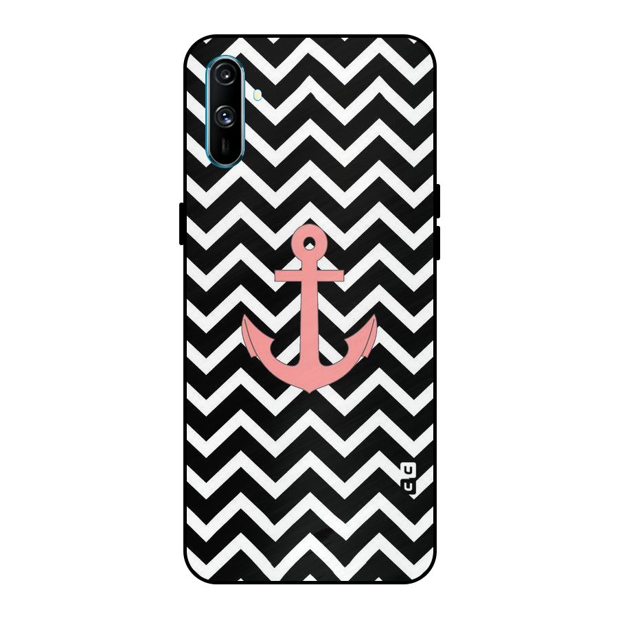 Pink Sailor Metal Back Case for Realme C3