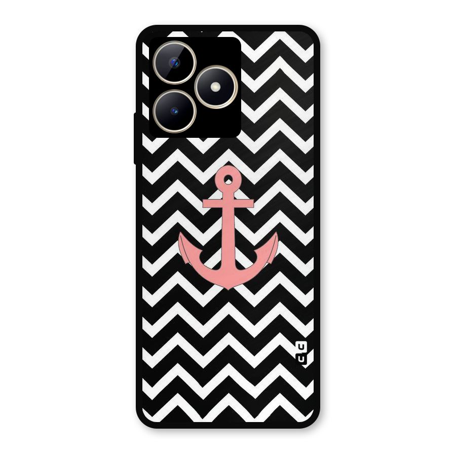 Pink Sailor Metal Back Case for Realme C53