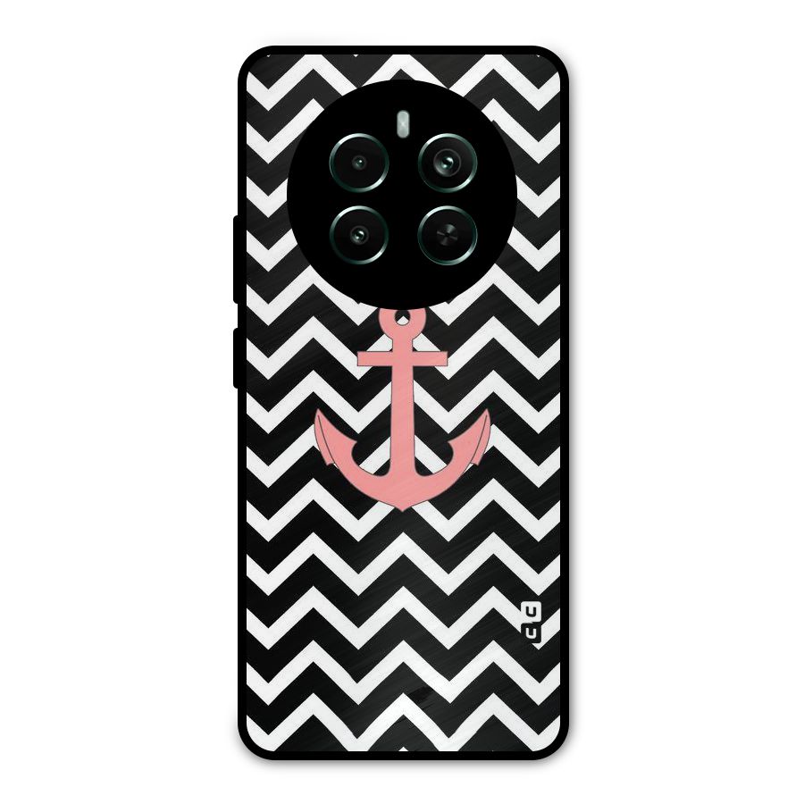 Pink Sailor Metal Back Case for Realme Narzo 70 Pro