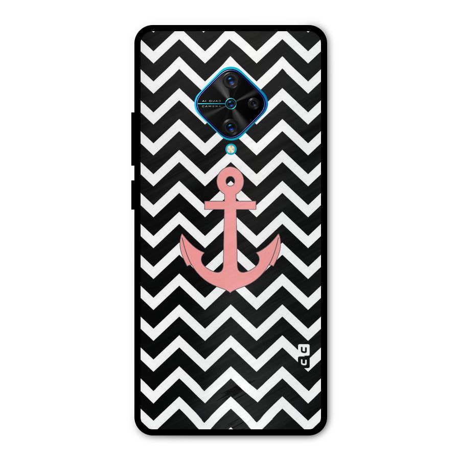 Pink Sailor Metal Back Case for Vivo S1 Pro