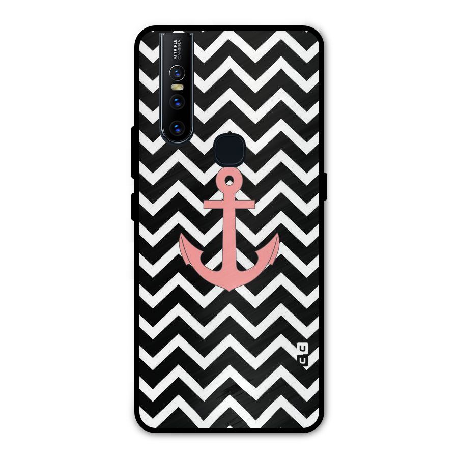 Pink Sailor Metal Back Case for Vivo V15