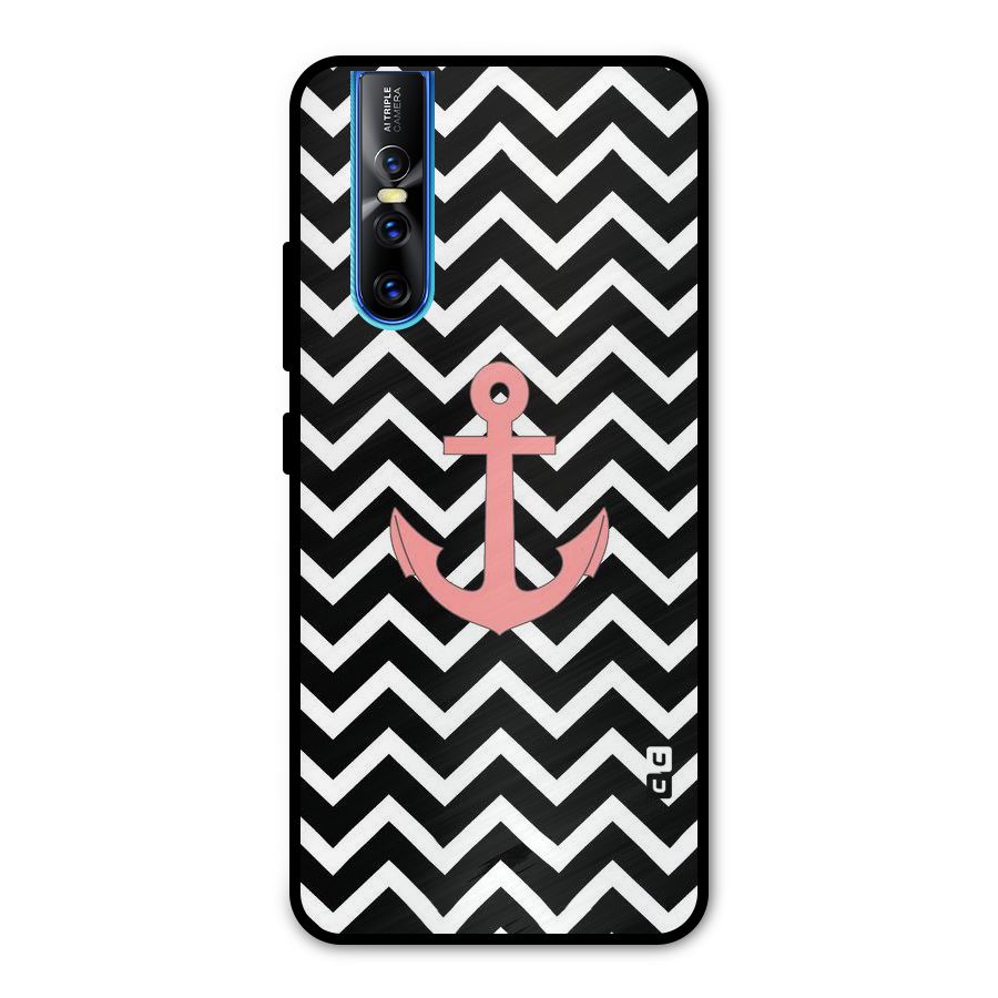 Pink Sailor Metal Back Case for Vivo V15 Pro