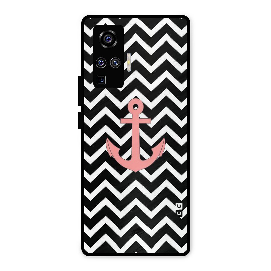 Pink Sailor Metal Back Case for Vivo X50 Pro