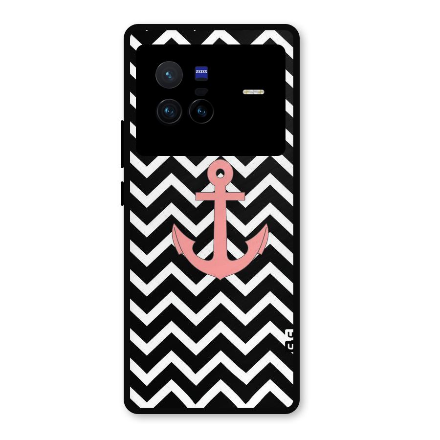 Pink Sailor Metal Back Case for Vivo X80