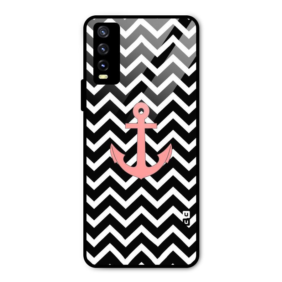 Pink Sailor Metal Back Case for Vivo Y20g