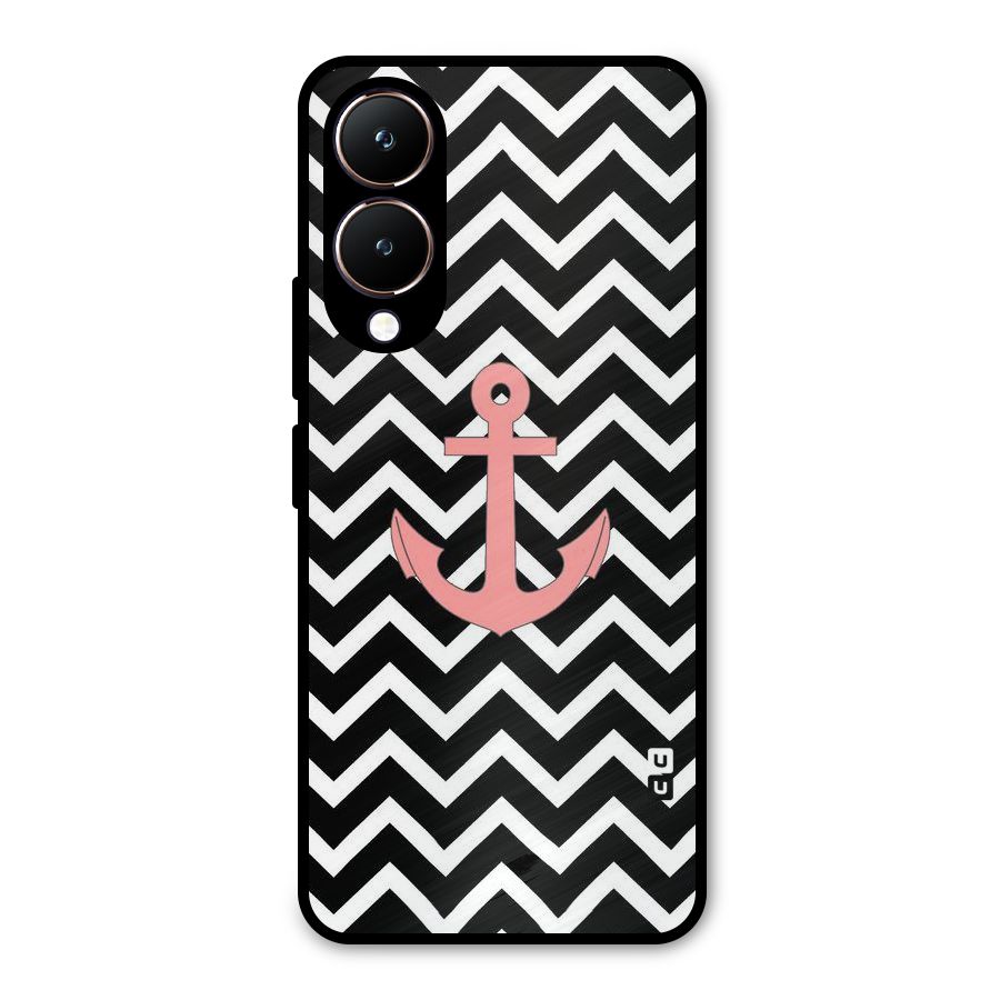 Pink Sailor Metal Back Case for Vivo Y28