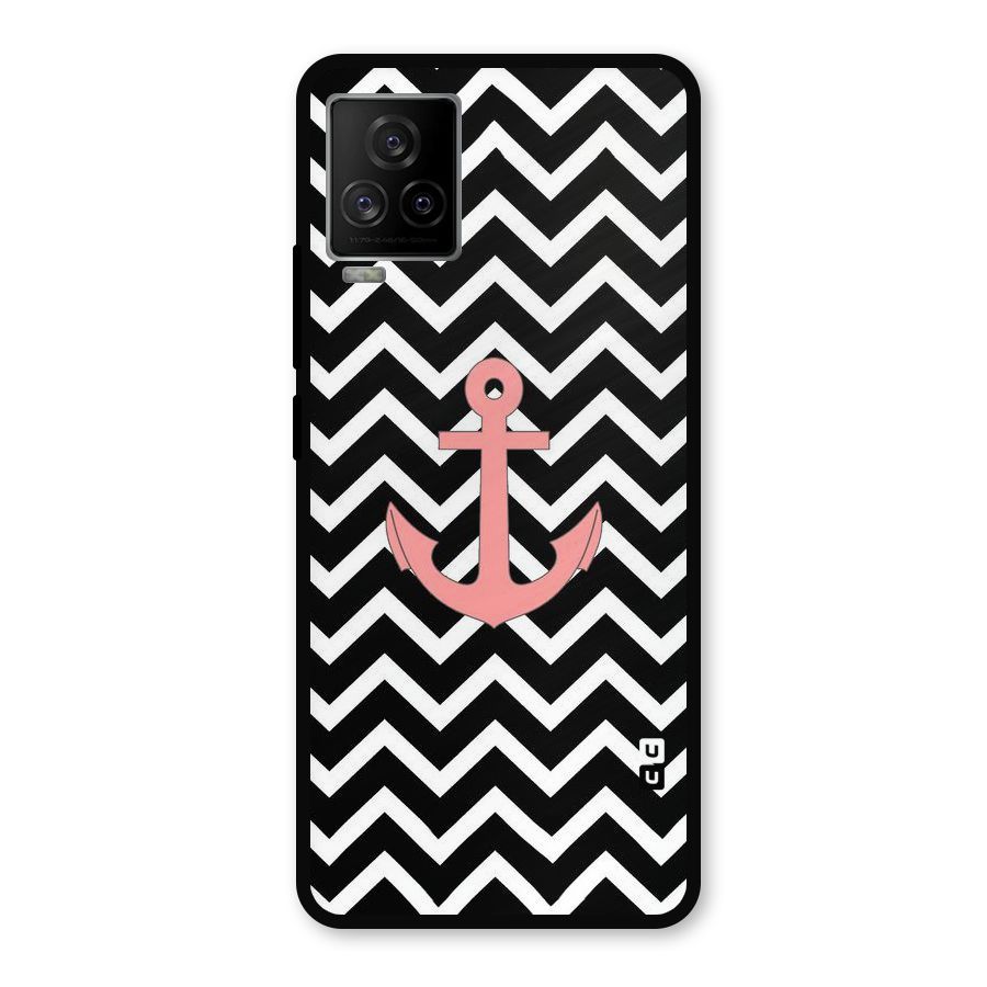 Pink Sailor Metal Back Case for iQOO 7 Legend 5G