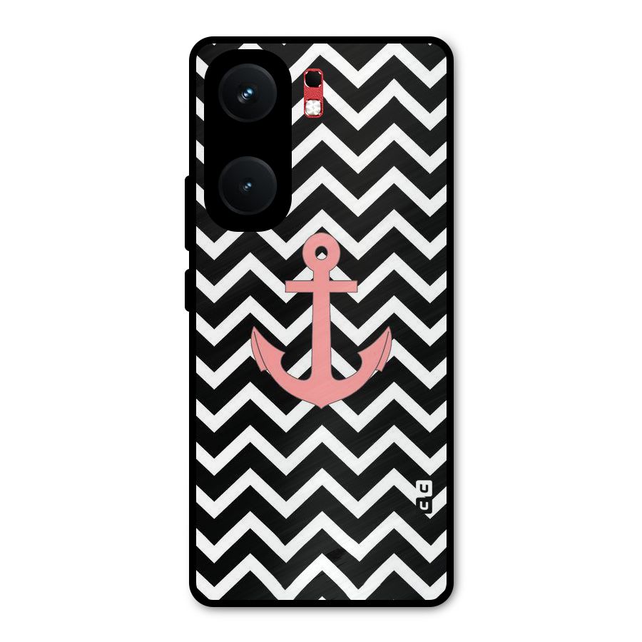 Pink Sailor Metal Back Case for iQOO Neo 9 Pro