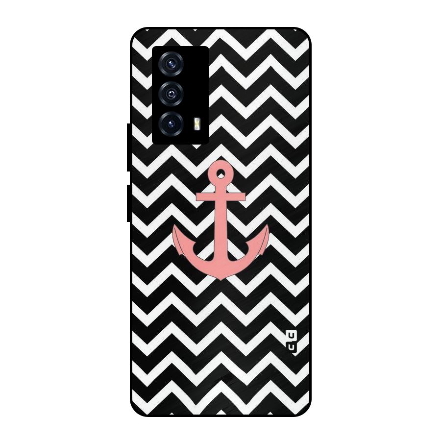 Pink Sailor Metal Back Case for iQOO Z5