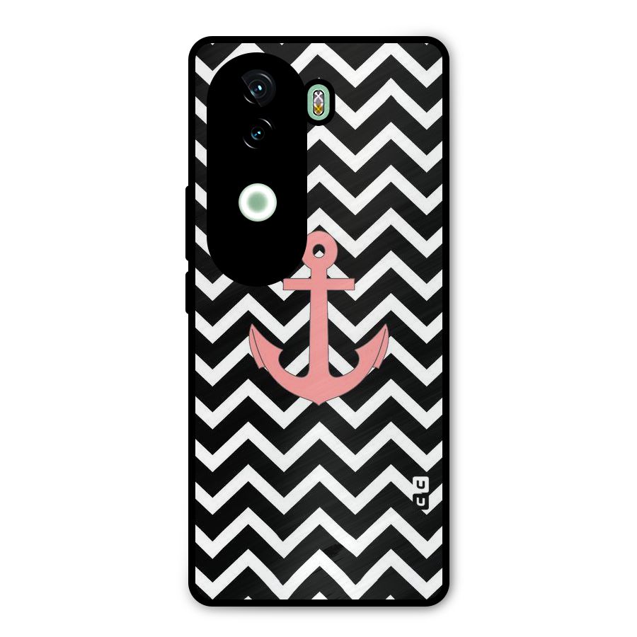 Pink Sailor Metal Back Case for iQOO Z9s