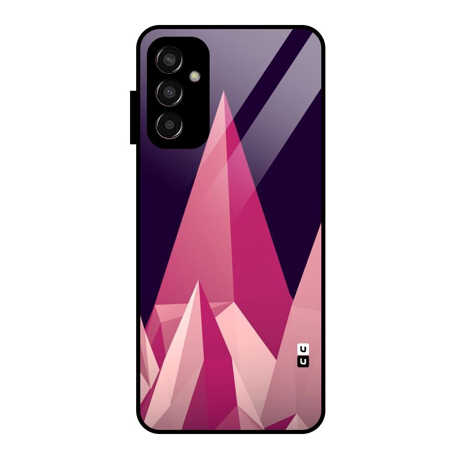 Pink Sharp Glass Back Case for Galaxy F13
