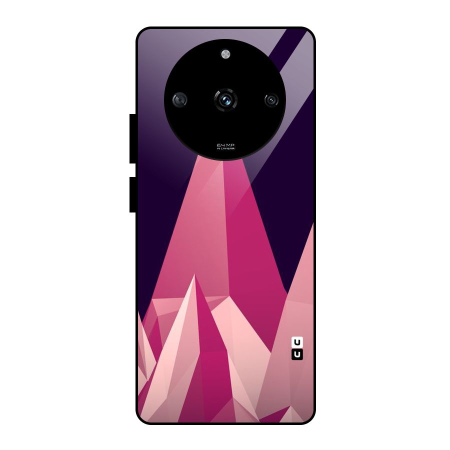 Pink Sharp Glass Back Case for Realme Narzo 60 5G