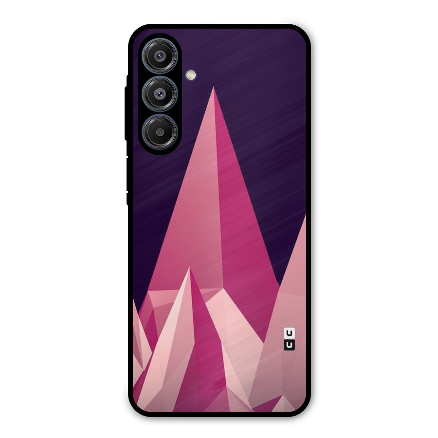 Pink Sharp Metal Back Case for Galaxy A16 5G