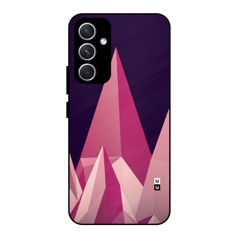 Pink Sharp Metal Back Case for Galaxy A54
