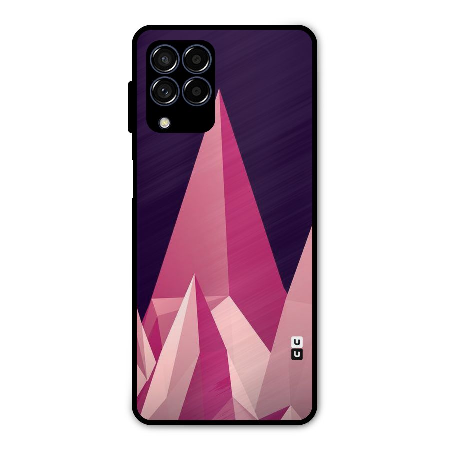 Pink Sharp Metal Back Case for Galaxy M53 5G