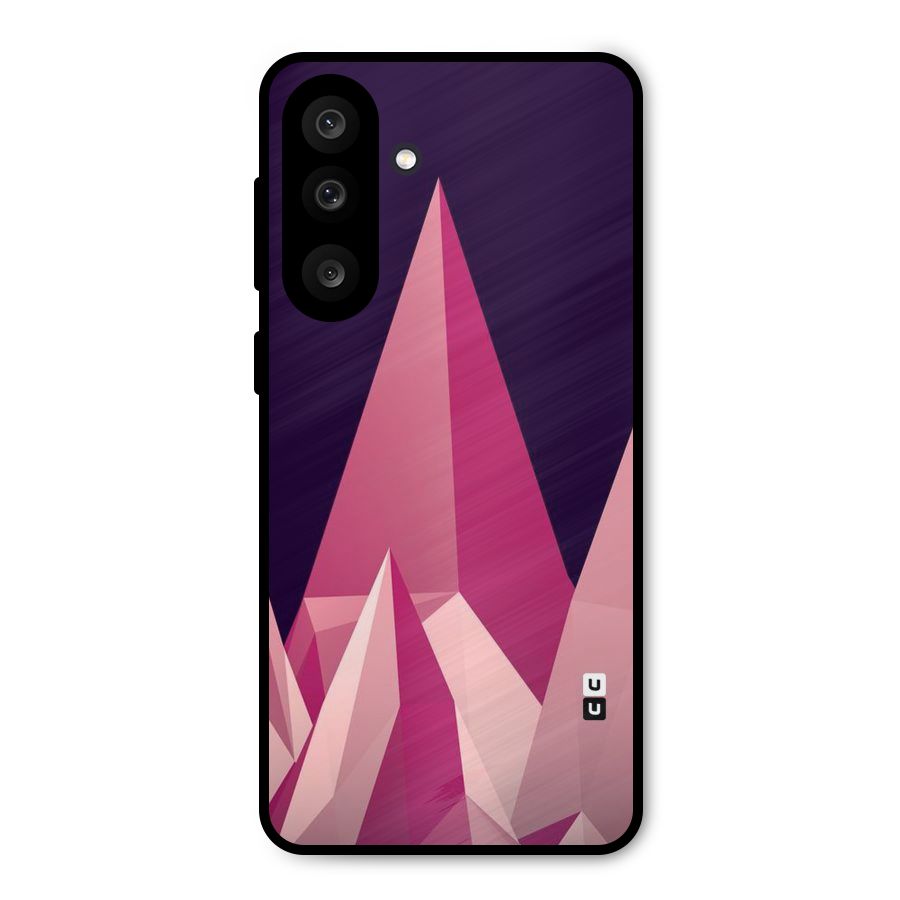 Pink Sharp Metal Back Case for Galaxy M56