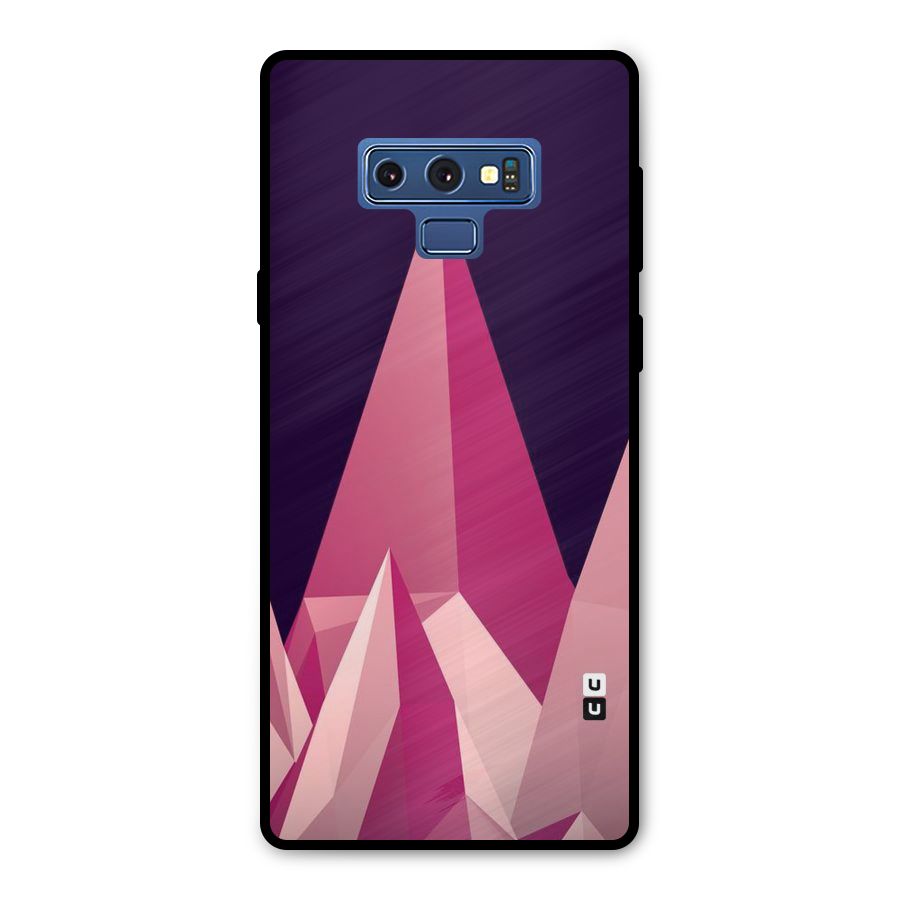 Pink Sharp Metal Back Case for Galaxy Note 9