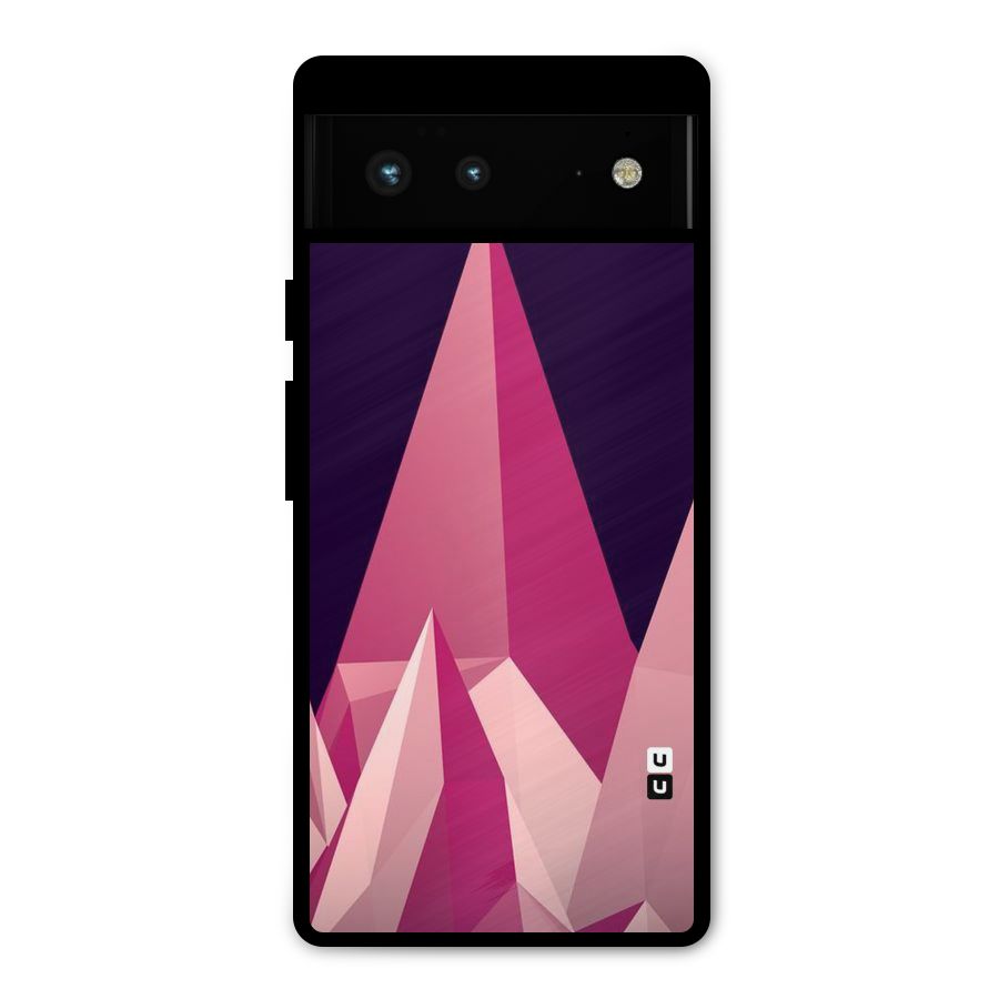 Pink Sharp Metal Back Case for Google Pixel 6