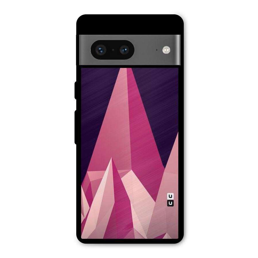 Pink Sharp Metal Back Case for Google Pixel 7