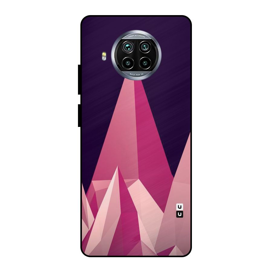 Pink Sharp Metal Back Case for Mi 10i