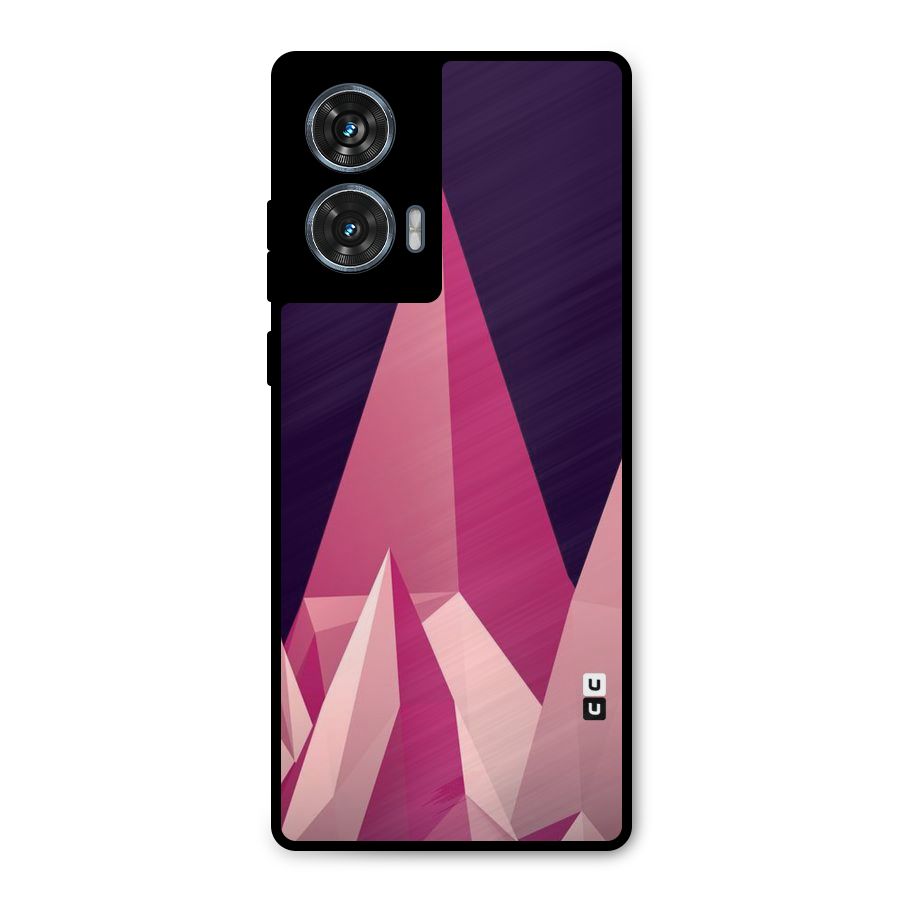 Pink Sharp Metal Back Case for Motorola G96