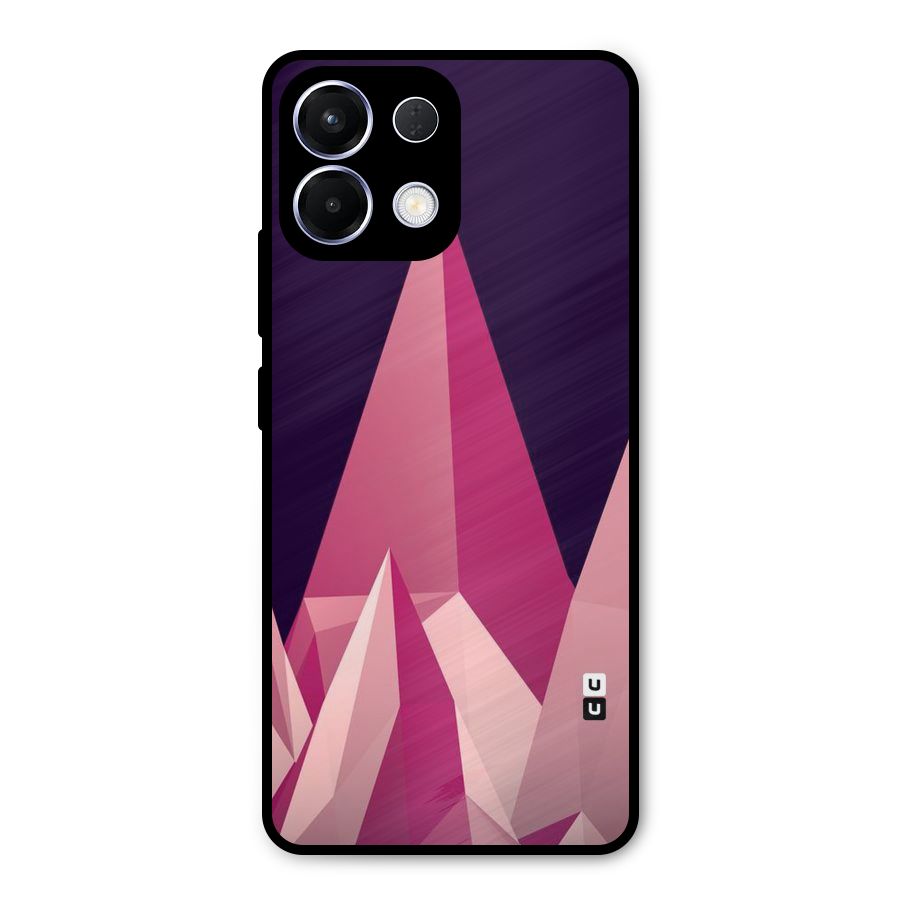 Pink Sharp Metal Back Case for Oppo K13