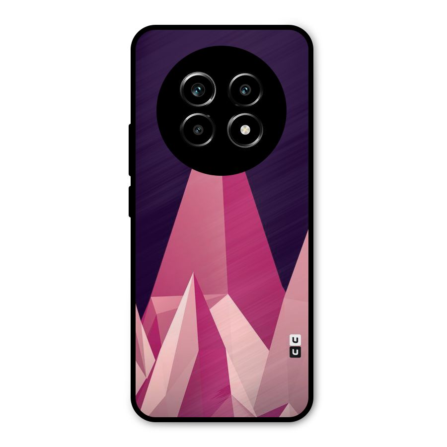 Pink Sharp Metal Back Case for Realme 13 Pro