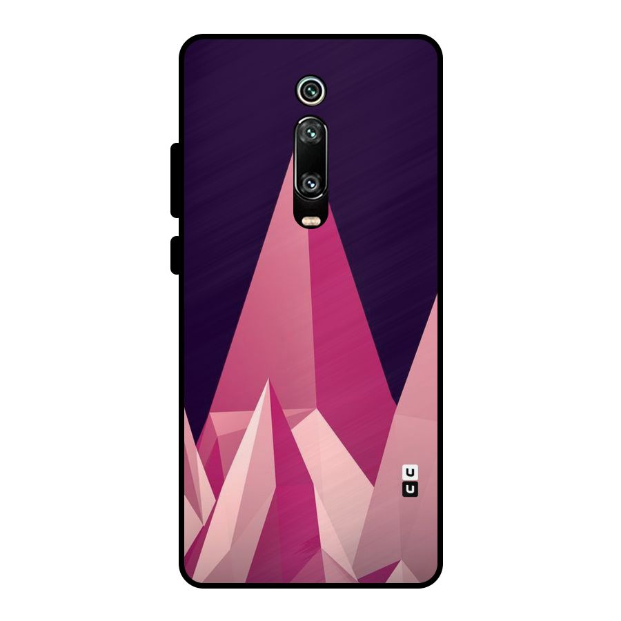 Pink Sharp Metal Back Case for Redmi K20