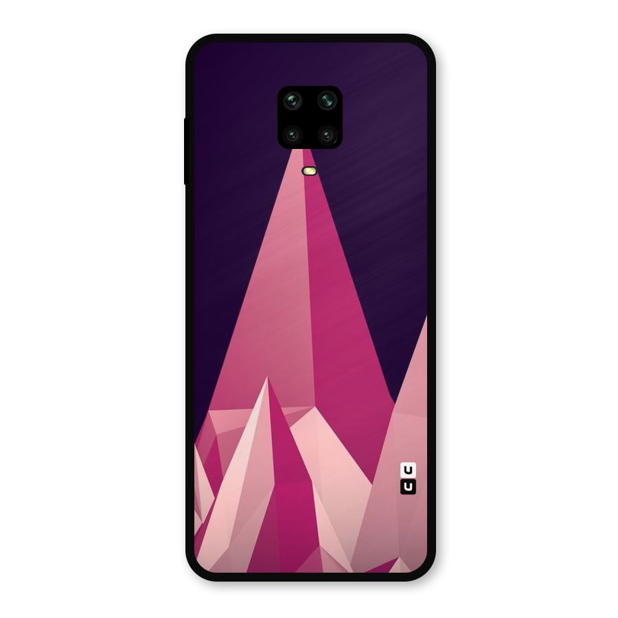 Pink Sharp Metal Back Case for Redmi Note 10 Lite