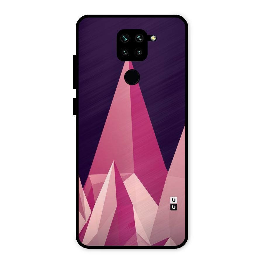 Pink Sharp Metal Back Case for Redmi Note 9