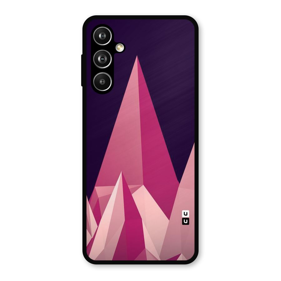 Pink Sharp Metal Back Case for Samsung Galaxy M54