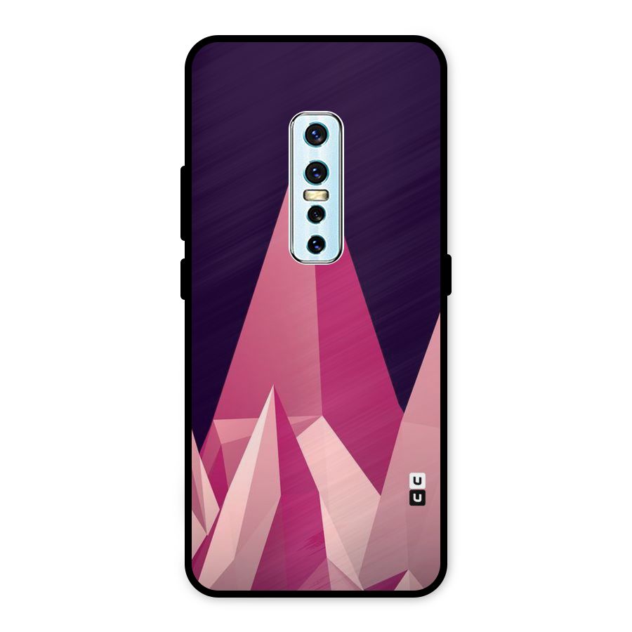 Pink Sharp Metal Back Case for Vivo V17 Pro