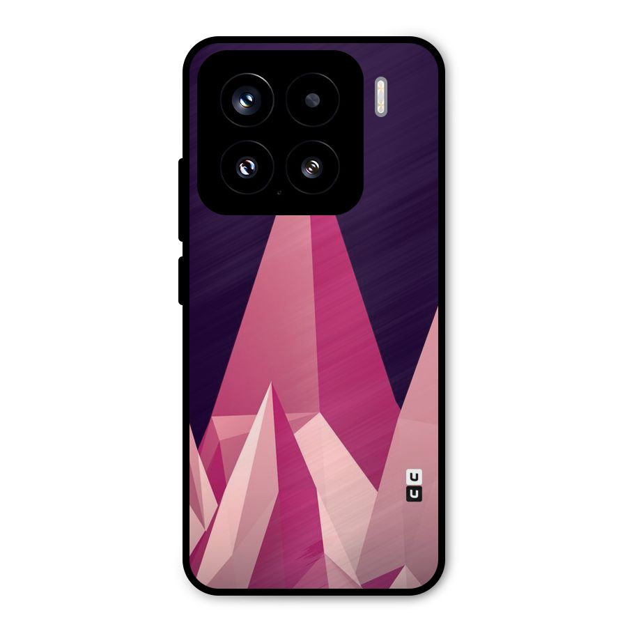 Pink Sharp Metal Back Case for Xiaomi 15
