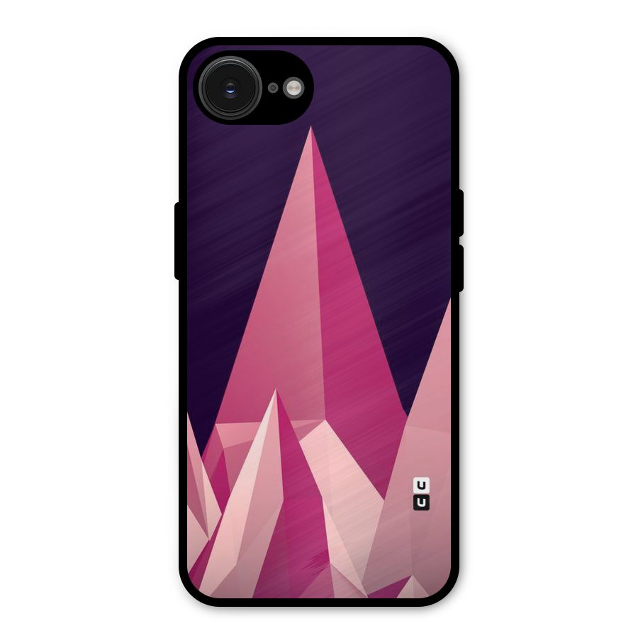 Pink Sharp Metal Back Case for iPhone 16e