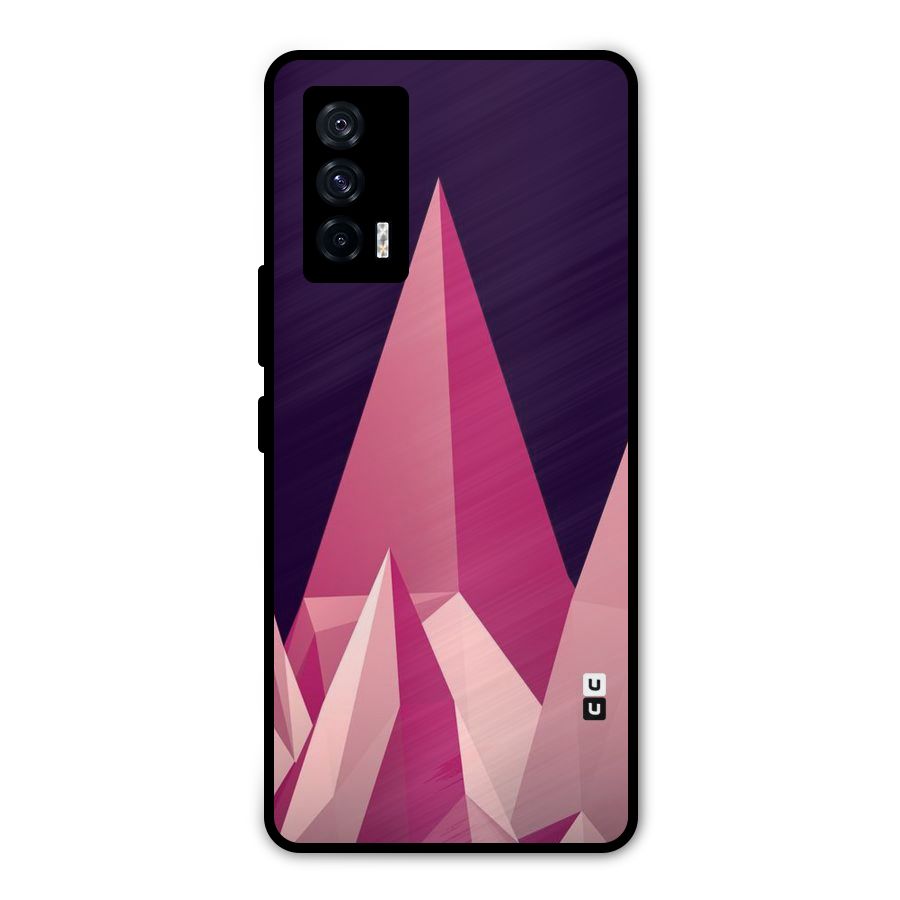 Pink Sharp Metal Back Case for iQOO 7 5G