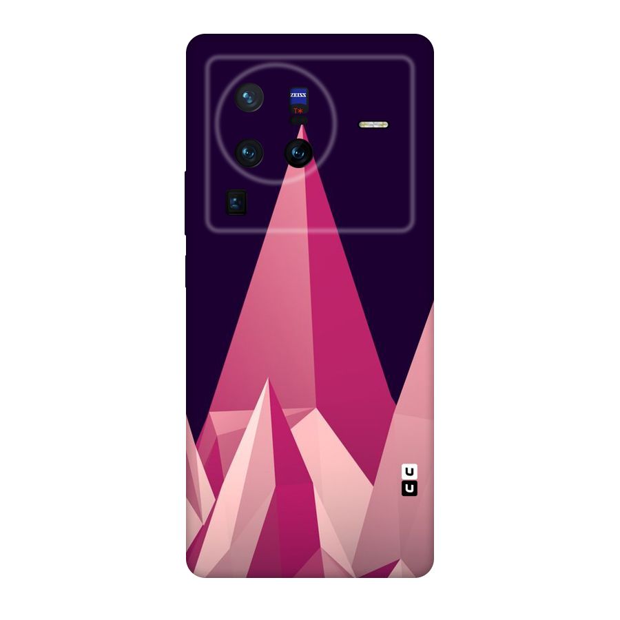 Pink Sharp Original Polycarbonate Back Case for Vivo X80