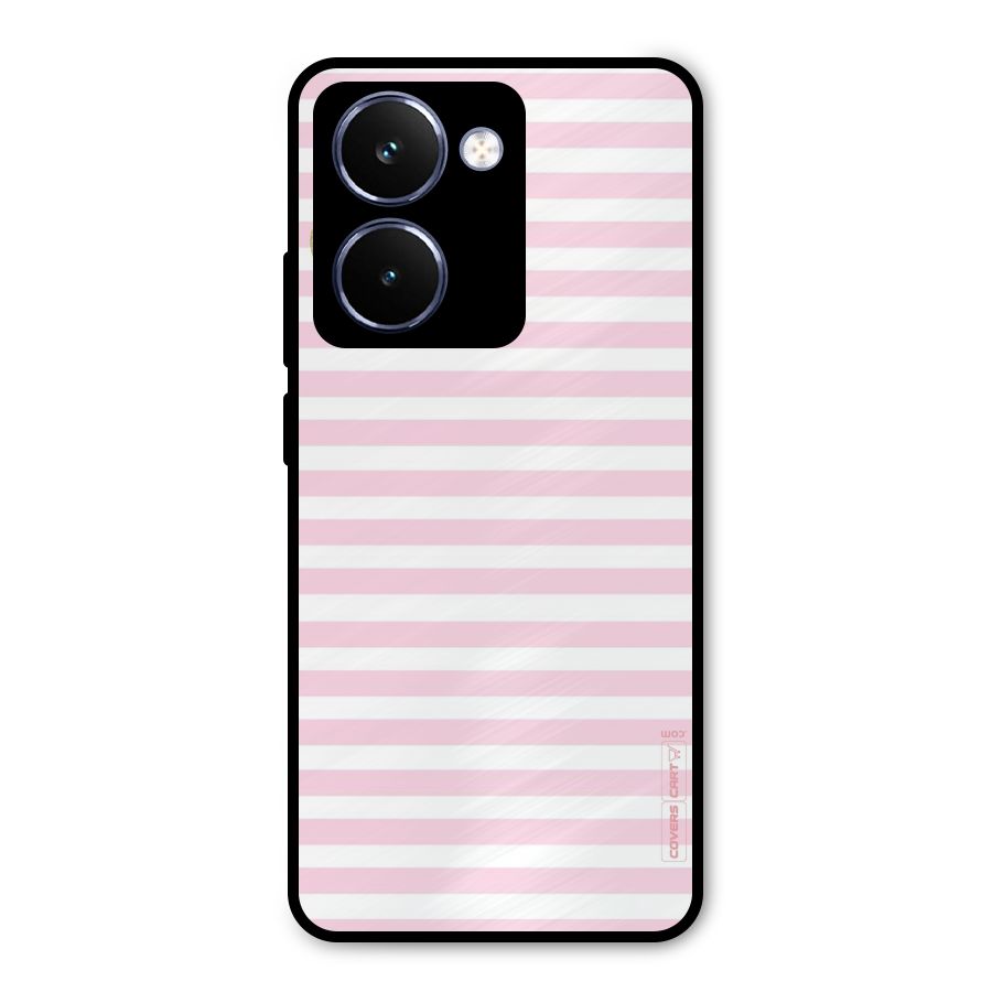 Pink Stripes Metal Back Case for Realme P3 Ultra