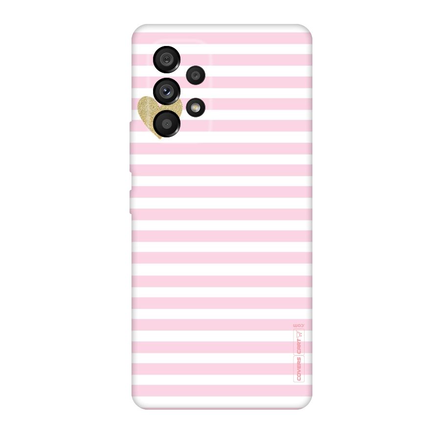 Pink Stripes Original Polycarbonate Back Case for Galaxy A53 5G